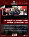 مجلس از هیچ کوششی برای رفع چالش های تولید و محدودیت ها دریغ نخواهد کرد